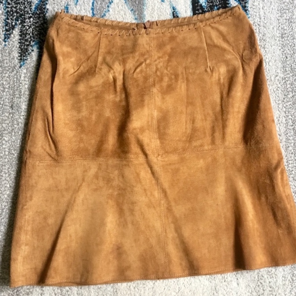 Zara faux suede skirt
